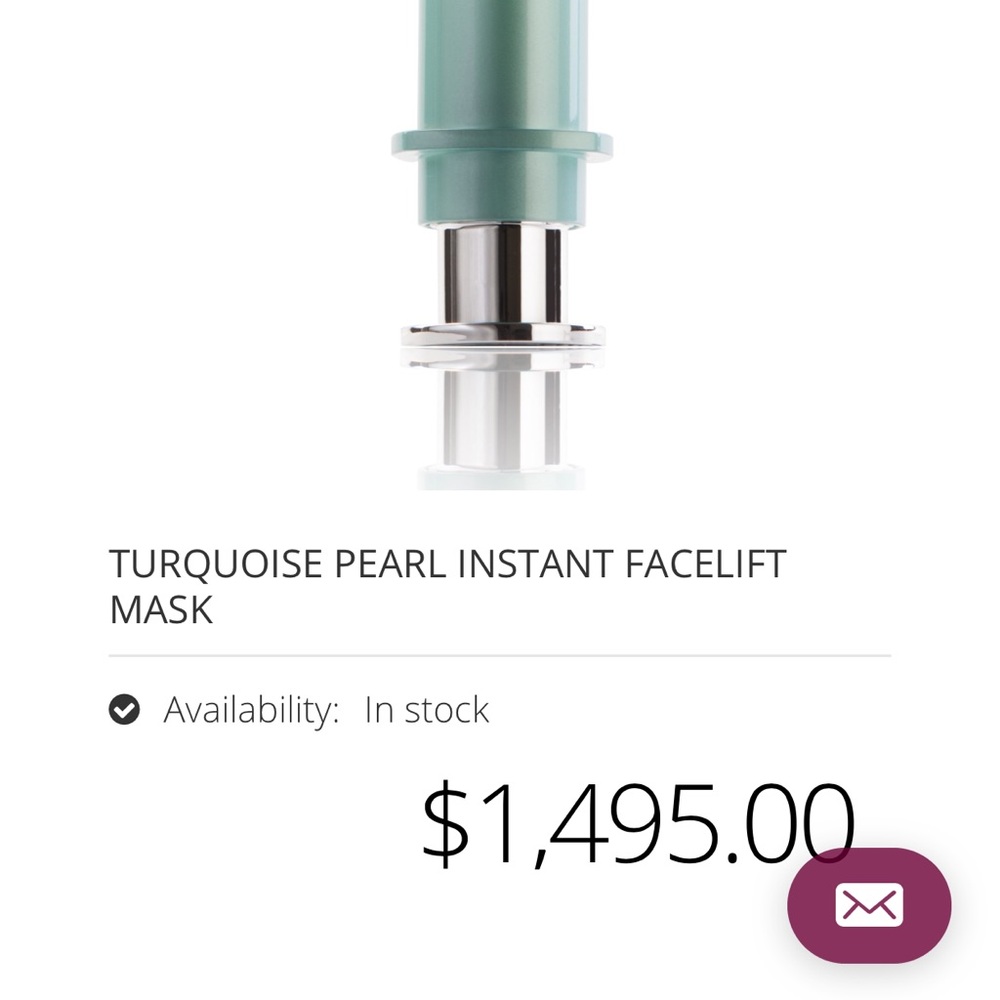 OCEANE TURQUOISE PEARL INSTANT FACELIFT MASK